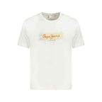 Pepe Jeans White Cotton T-Shirt