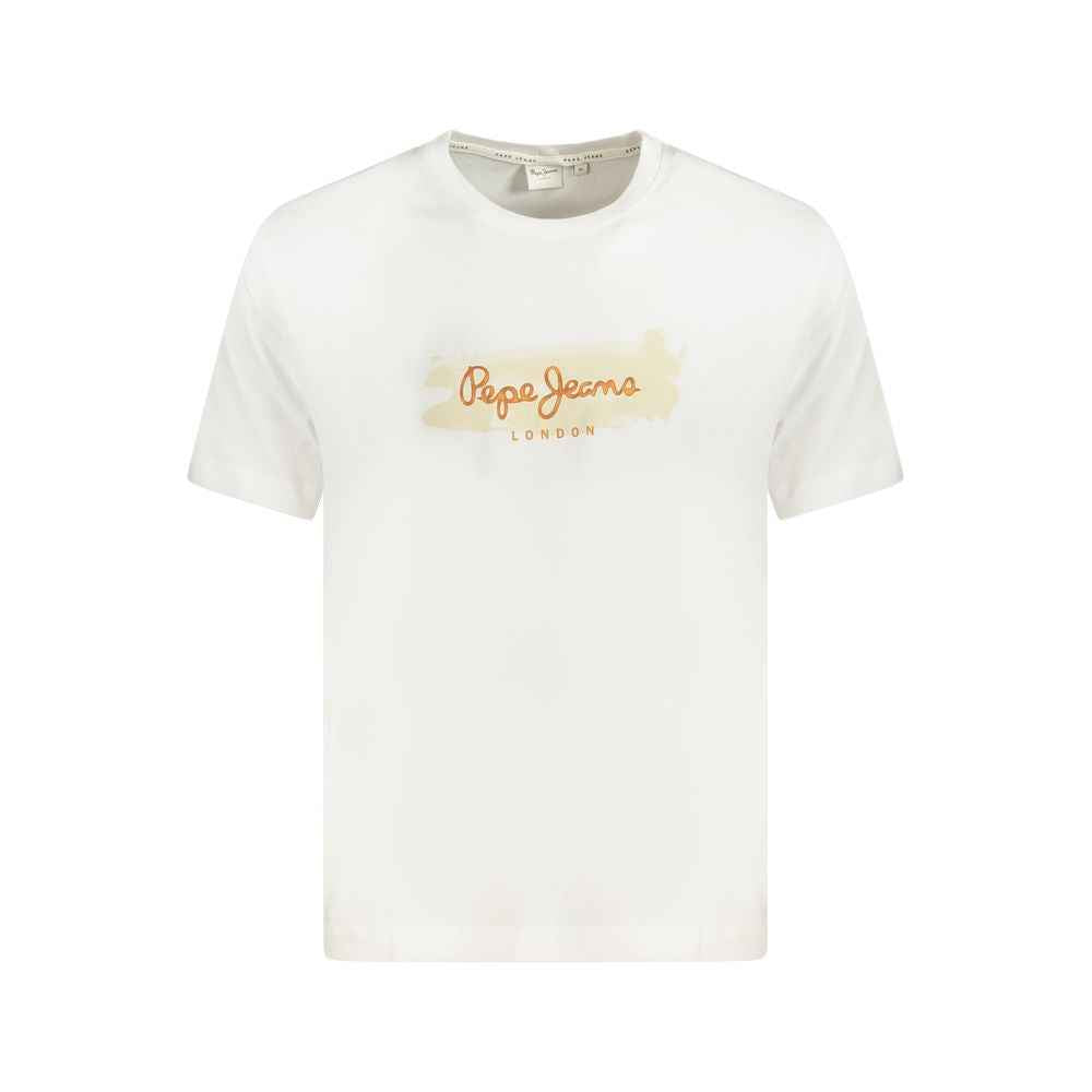 Pepe Jeans White Cotton T-Shirt
