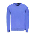 North Sails Blue Cotton Men Sweater