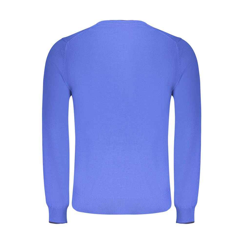 North Sails Blue Cotton Men Sweater
