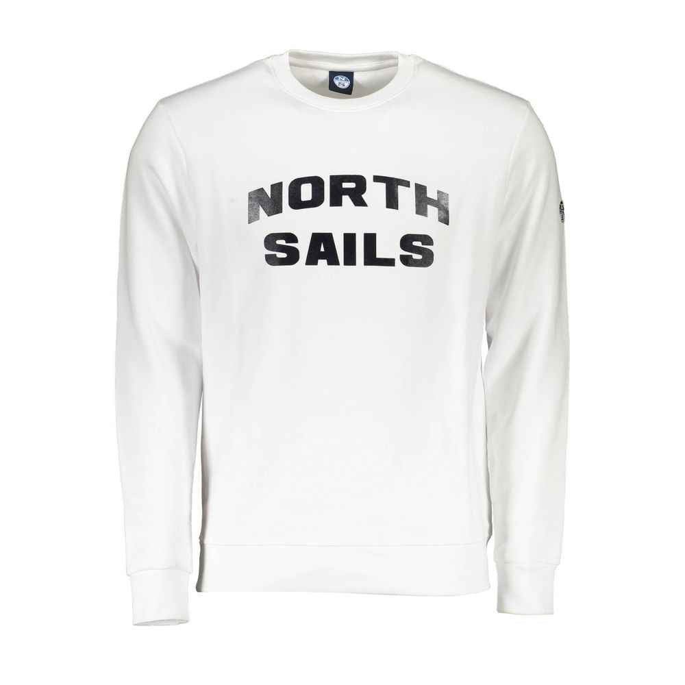 North Sails White Cotton Men's Sweater