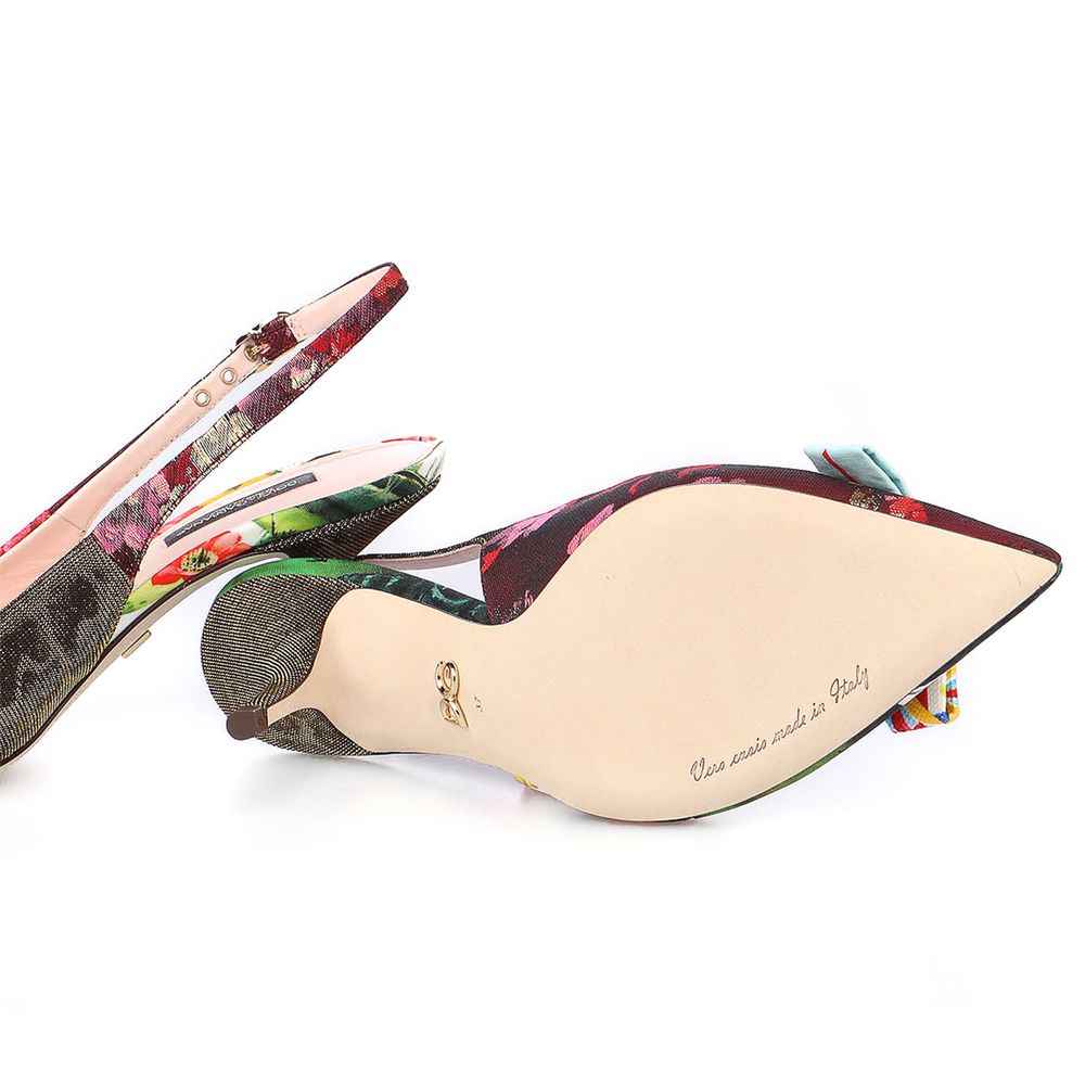 Dolce & Gabbana Multicolor Polyester Sandal