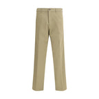 Prada Beige Cotton Chino Pants