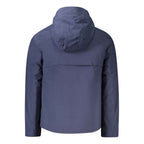K-WAY Blue Polyester Men Jacket