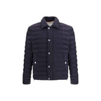 Brunello Cucinelli Blue Polyester Coat