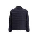 Brunello Cucinelli Blue Polyester Coat