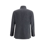 Brunello Cucinelli Gray Cashmere Coat