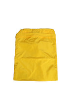 Dolce & Gabbana Yellow Waistband Logo Beachwear Brief Swimwear