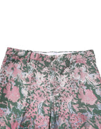 Dolce & Gabbana Multicolor Floral Jacquard Pants
