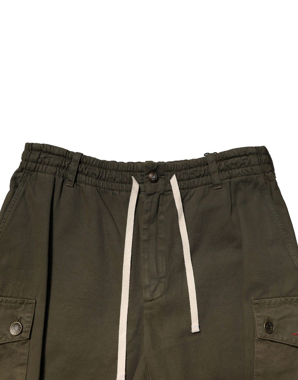 Dolce & Gabbana Brown Cotton Cargo Drawstring Pants