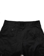 Dolce & Gabbana Black Cotton Dress Slim Formal Pants