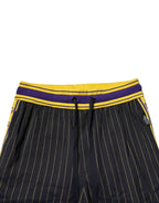 Dolce & Gabbana Multicolor Stripes Wool Jogger Pants