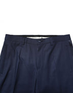 Dolce & Gabbana Dark Blue Wool Dress Formal Pants