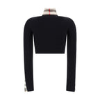 Burberry Black Elastane Sweatshirt
