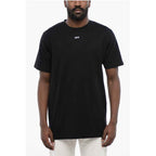 Off-White Black Cotton ARROW Crew-neck T-shirt