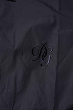 Dolce & Gabbana Dark Blue MARTINI Cotton Dress Formal Shirt