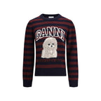 Ganni Poodle striped Sweater