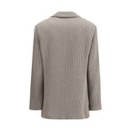 Brunello Cucinelli Ribbed deisgn lurex Jacket