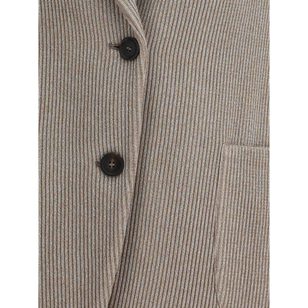 Brunello Cucinelli Ribbed deisgn lurex Jacket
