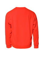 Dolce & Gabbana Orange Polyester DG Logo Sweatshirt Sweater