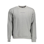 North Sails Gray Cotton Men Sweater