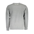 La Martina Gray Cotton Men Sweater