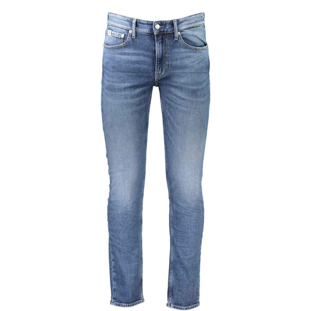 Calvin Klein Blue Cotton Men Jeans