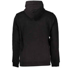 Tommy Hilfiger Black Cotton Men Sweater with Hood