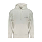 Calvin Klein White Cotton Men Sweater with Hood
