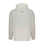 Calvin Klein White Cotton Men Sweater with Hood