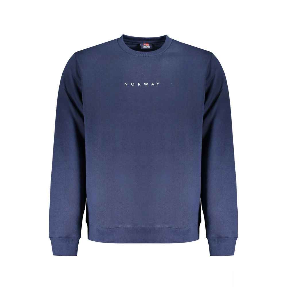 Norway 1963 Blue Cotton Men Sweater