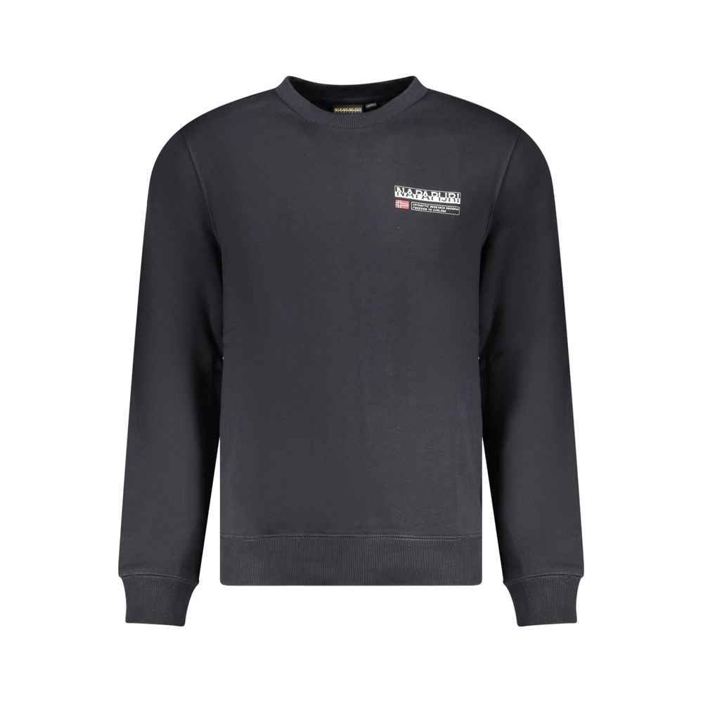 Napapijri Black Cotton Men Sweater