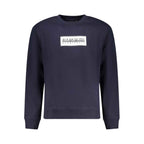 Napapijri Blue Cotton Men Sweater