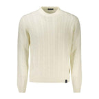 North Sails White Wool Men Sweater