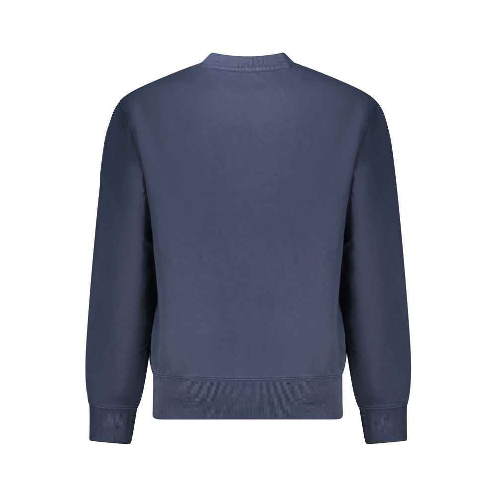 Hugo Boss Blue Cotton Men Sweater