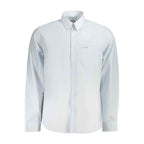Guess Jeans Light Blue Cotton Men Shirt