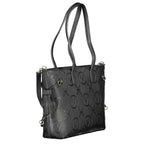 Mario Valentino Black Polyethylene Handbag