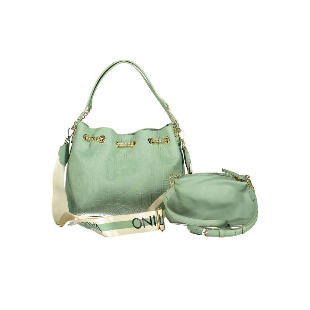 Mario Valentino Green Polyethylene Handbag
