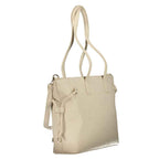 Mario Valentino Beige Polyurethane Women's Handbag