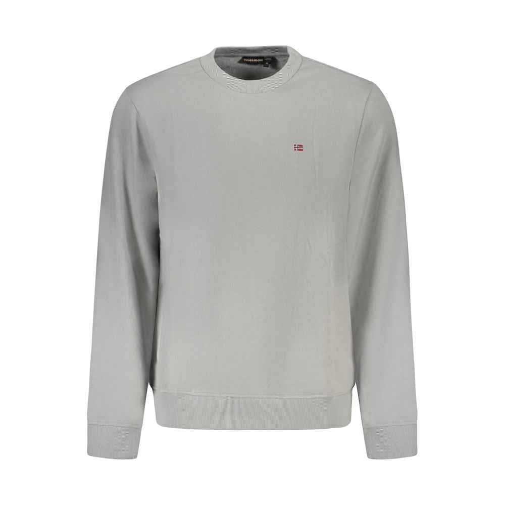 Napapijri Gray Cotton Men Sweater