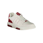 Tommy Hilfiger Red Leather Men Sneaker