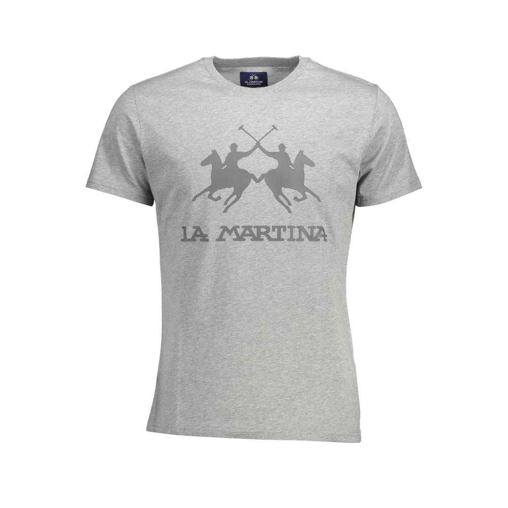 La Martina Brown Cotton Men T-Shirt