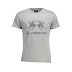 La Martina Brown Cotton Men T-Shirt