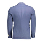 Gant Blue Cotton Men Jacket