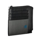 Piquadro Black Leather Men Wallet