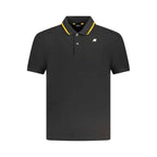 K-WAY Black Cotton Polo Shirt