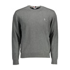 U.S. POLO ASSN. Gray Cotton Mens Sweater
