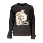Cavalli Class Black Cotton Women Sweater