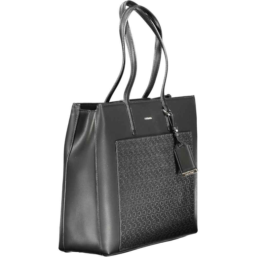 Calvin Klein Black Polyester Women Handbag