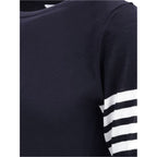 Thom Browne Black Fleece Wool T-Shirt